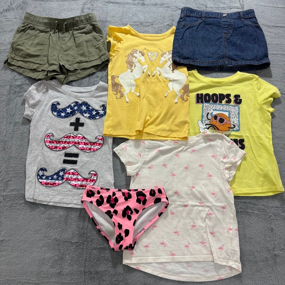 Old Navy Justice Epic Threads Girls 6 6X 6-7 Shorts Shirts Skirt Lot Casual Boho